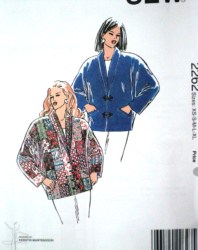 2262 KWIK SEW BOXY DOLMAN EMBELISH JACKET PIECED OR NOT PATTERN XS-XL